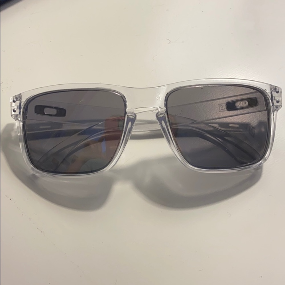 Clear Oakley Holbrook Sunglasses
